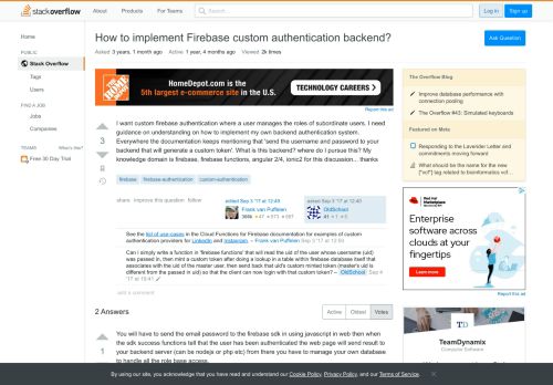 
                            8. How to implement Firebase custom authentication backend? - Stack ...