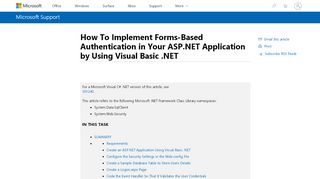 
                            9. How To Implement Forms-Based Authentication in Your ASP.NET ...