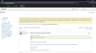 
                            10. How to implement login banner? - AIX Forum Forum - IBM