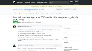 
                            13. How to implement login with OTP functionality using aws cognito JS ...