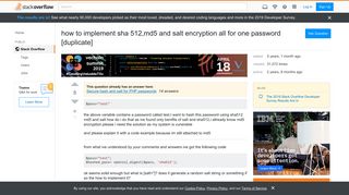 
                            7. how to implement sha 512,md5 and salt encryption all for one ...