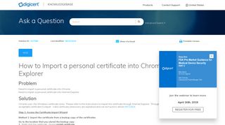 
                            1. How to Import a personal certificate into Chrome or Internet Explorer