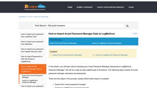 
                            8. How to Import Avast Password Manager Data to LogMeOnce ...