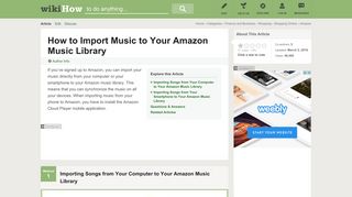 
                            9. How to Import Music to Your Amazon Music Library: 11 Steps