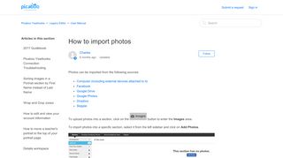 
                            10. How to import photos – Picaboo Yearbooks