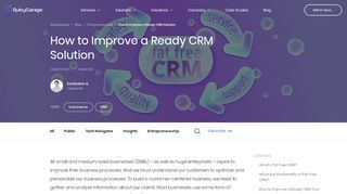 
                            9. How to Improve a CRM Solution - RubyGarage