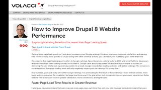 
                            10. How to Improve Drupal 8 Website Performance | Volacci Digital ...