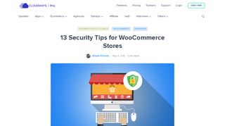 
                            7. How to Improve The Security of WooCommerce Store (13 Tips)