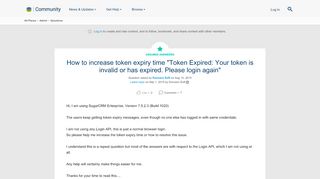 
                            4. How to increase token expiry time 