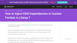 
                            11. How to Inject OSGi Dependencies in Custom Portlets in Liferay 7 ...