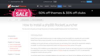 
                            7. How to Install a phpBB RocketLauncher - RocketTheme ...