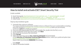 
                            8. How to install and activate ESET Smart Security Trial — Need A Nerd