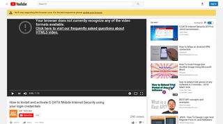 
                            7. How to Install and activate G DATA Mobile Internet Security using ...