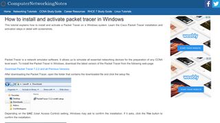 
                            9. How to install and activate packet tracer in Windows