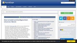 
                            11. How to Install and Configure Arch Linux as a Server