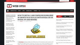 
                            10. How To Install And Configure Bumblebee In Ubuntu 16.04 Or 16.10 ...