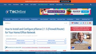 
                            4. How to Install and Configure pfSense 2.1.5 (Firewall/Router) for Your ...