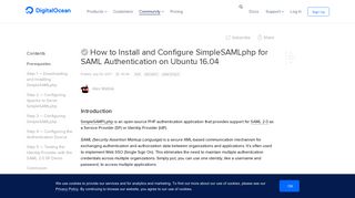 
                            8. How to Install and Configure SimpleSAMLphp for SAML ...