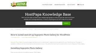 
                            10. How to install and set up Supsystic Photo Gallery for WordPress ...