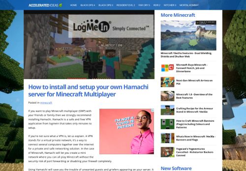 
                            7. How to install and setup your own Hamachi server for Minecraft ...