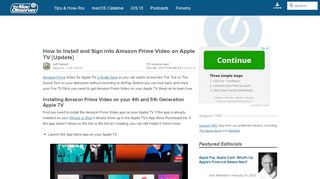 
                            11. How to Install and Sign into Amazon Prime Video on Apple TV ...