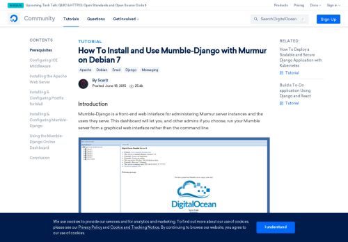 
                            4. How To Install and Use Mumble-Django with Murmur on Debian 7 ...