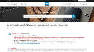 
                            7. How to install and use the 'aMule' P2P App with a My Cloud EX2 or ...