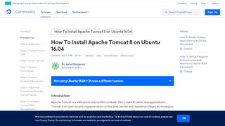 
                            12. How To Install Apache Tomcat 8 on Ubuntu 16.04 | DigitalOcean