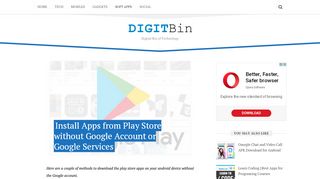 
                            12. How to Install Apps from Play Store without Google Account? - DigitBin