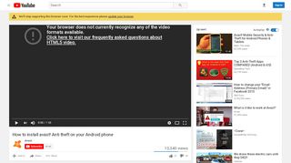 
                            13. How to install avast! Anti theft on your Android phone - YouTube