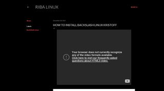 
                            3. How To Install BackSlash Linux Kristoff - Riba Linux