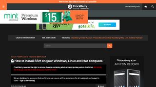 
                            9. How to install BBM on your Windows, Linux and Mac computer ...