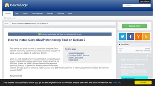 
                            11. How to Install Cacti SNMP Monitoring Tool on Debian 9