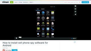 
                            11. How to install cell phone spy software for Android on Vimeo