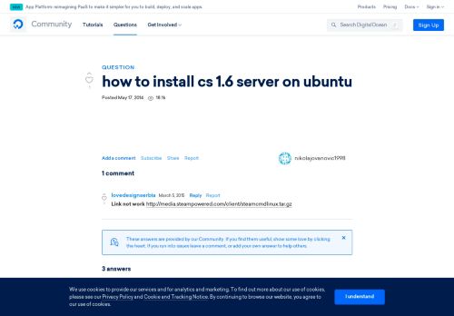 
                            13. how to install cs 1.6 server on ubuntu | DigitalOcean