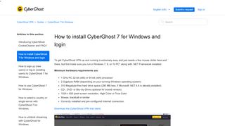 
                            3. How to install CyberGhost 7 for Windows and login – CyberGhost VPN