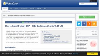 
                            8. How to Install Dolibarr ERP + CRM System on Ubuntu 18.04 LTS