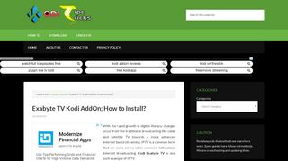 
                            3. How to Install Exabyte TV Kodi AddOn? - Kodi Tips Tricks