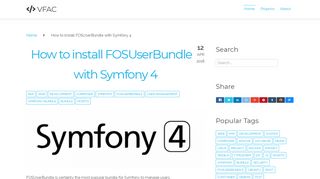 
                            6. How to install FOSUserBundle with Symfony 4 | VFAC