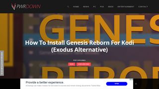 
                            9. How to install Genesis Reborn for Kodi (Exodus Alternative) - PwrDown