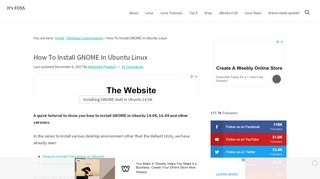 
                            8. How To Install GNOME In Ubuntu Linux - It's FOSS