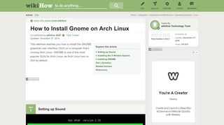 
                            10. How to Install Gnome on Arch Linux - wikiHow