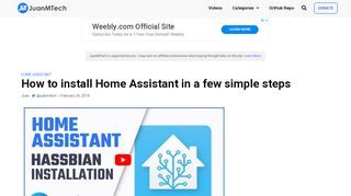 
                            5. How to install Home Assistant in a few simple steps • JuanMTech