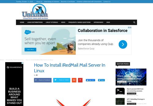 
                            10. How To Install iRedMail Mail Server In Linux | Unixmen