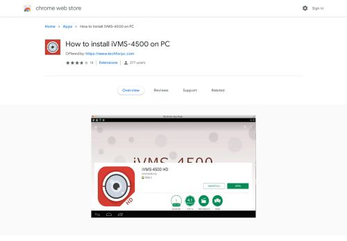 
                            8. How to install iVMS-4500 on PC - Google Chrome