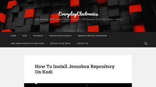 
                            6. How To Install Jesusbox Repository On Kodi – EverydayElectronics