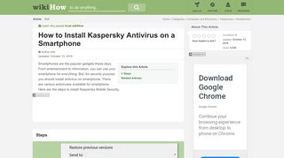 
                            13. How to Install Kaspersky Antivirus on a Smartphone: 5 Steps