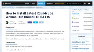 
                            11. How To Install Latest Roundcube Webmail On Ubuntu 18.04 LTS ...