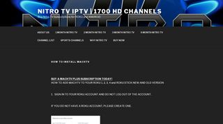 
                            9. How to Install MachTV – Nitro TV IPTV | 1700 HD CHANNELS