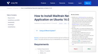 
                            11. How to Install Mailtrain Newsletter Application on Ubuntu 16.04 ...